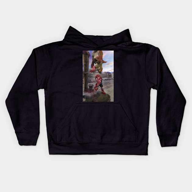 Shattering - Vipers Den - Genesis Collection Kids Hoodie by The OMI Incinerator